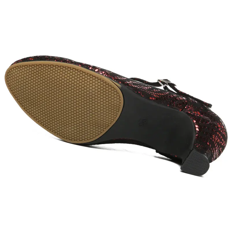 Women's Latin Dance Shoes Jazz Tango Ballroom Dancing Shoes Fashion Party Stilettos 5.5CM Heel Ladies Girls Sandals Wedding Shoe