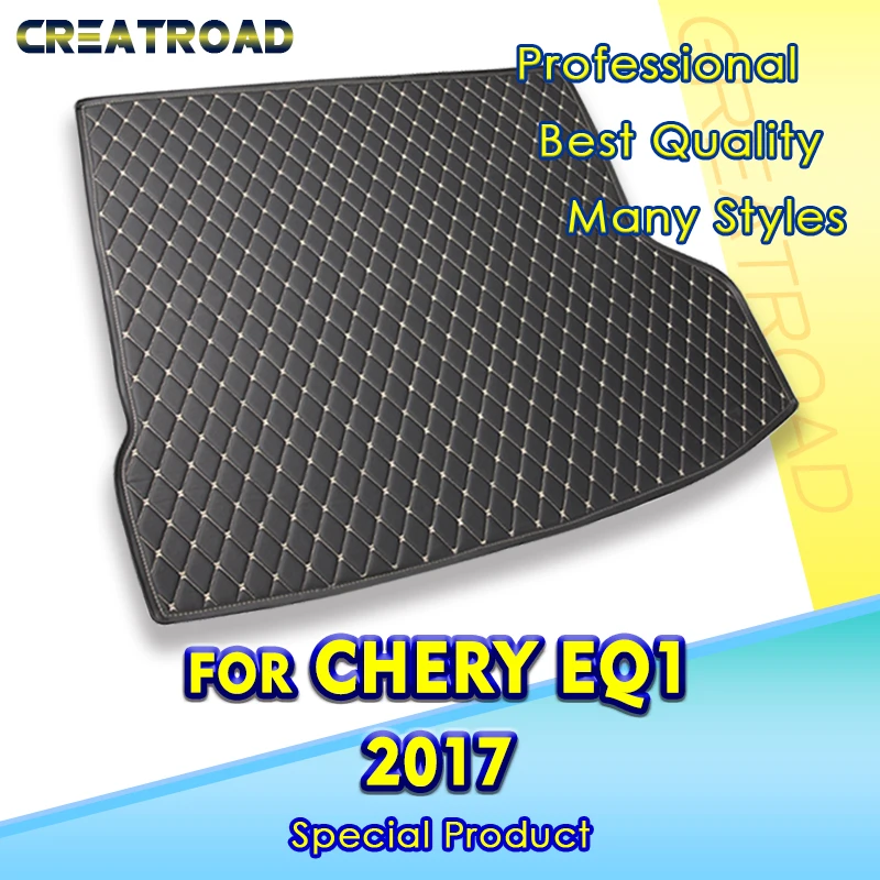 

Коврик для багажника автомобиля для Chery EQ1 2-Seat 2017, пользовательские автомобильные аксессуары, украшение интерьера автомобиля
