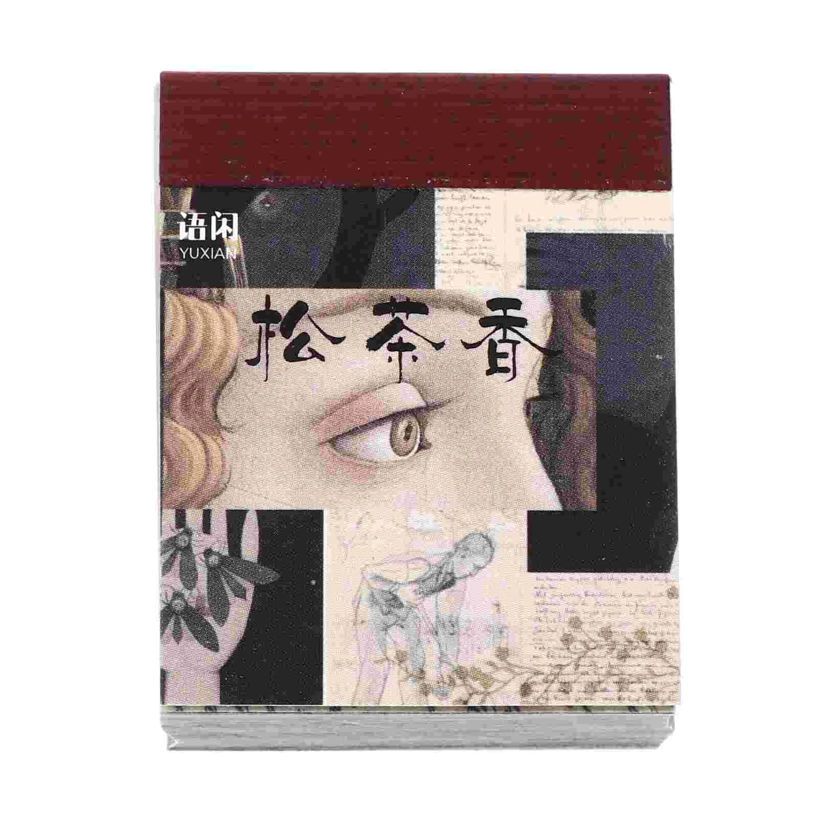 

1 Book Vintage Paper Decorative DIY Scrapbooking Retro Material Paper(365 sheets)