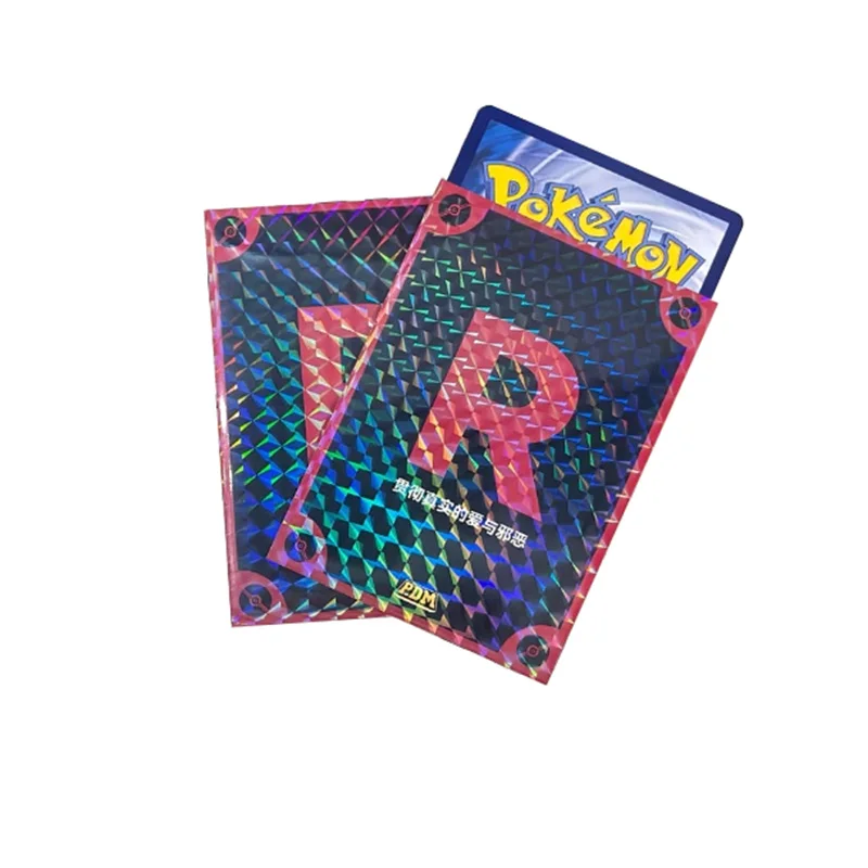 

65Pcs/Set Anime Game Pokemon Series PTCG Team Rocket DIY Card Sleeve Hobbies Collectibles Gift Toys