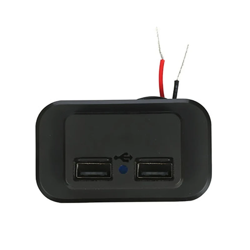 

Штепсельная розетка 12-24 В с двумя USB-портами для быстрой зарядки