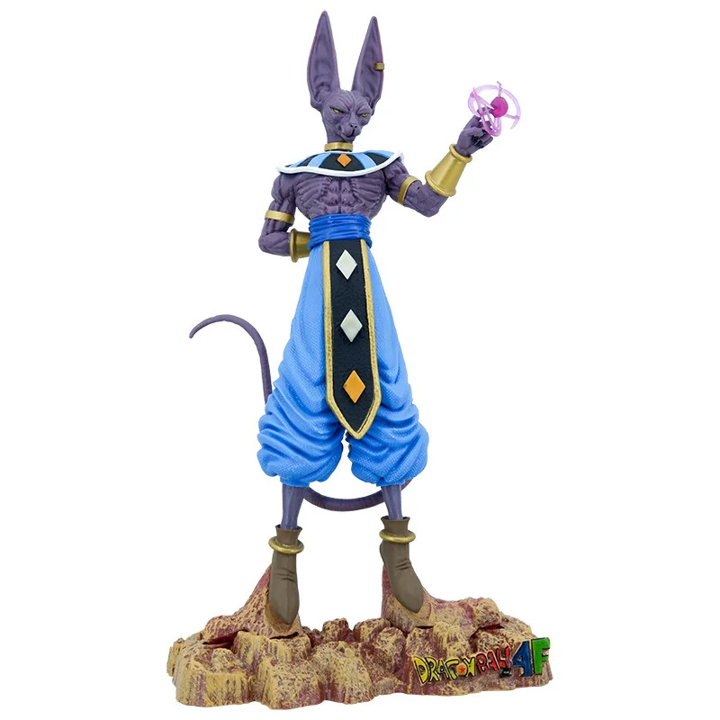 Фото Статуэтка «Боги разрушения» Beerus Birusu Dragon Ball Gk Статуэтка из ПВХ, Настольная Коллекционная аниме модель, игрушки, фигурки, подарок, 30 см №1