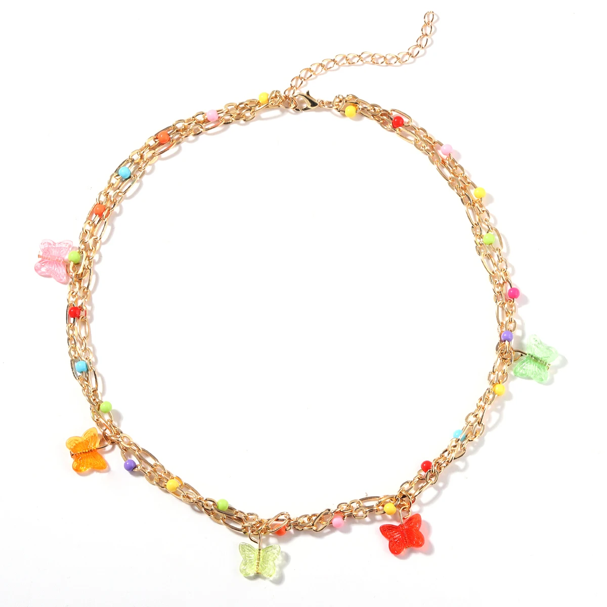 Женское многослойное Ожерелье бабочка | Ожерелья