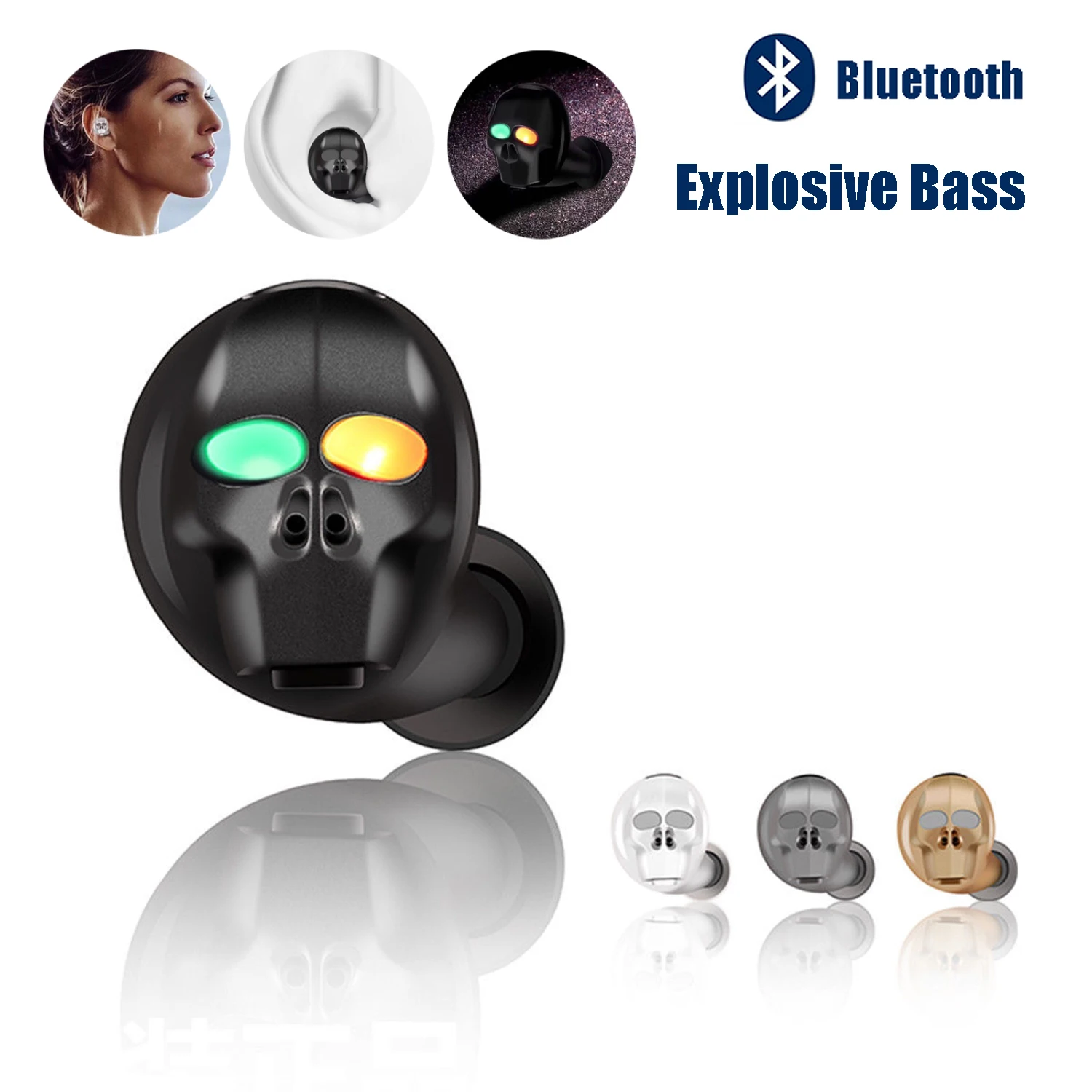 Bluetooth-наушники с микрофоном Hi-Fi шумоподавлением | Электроника