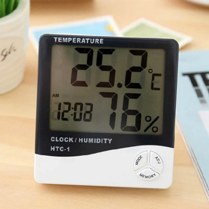 Humidity monitor clock