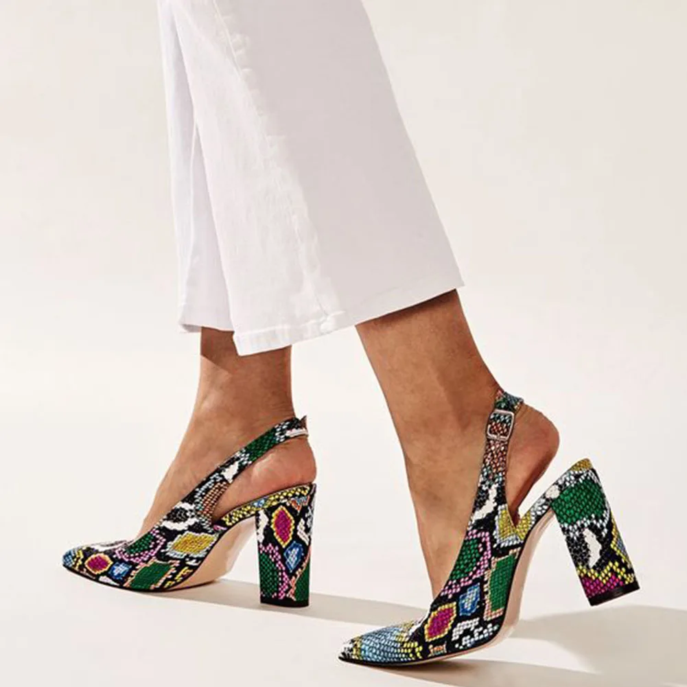 

Женские босоножки со змеиным принтом, летние сандалии на высоком каблуке, офисная обувь для вечеринки, 2020