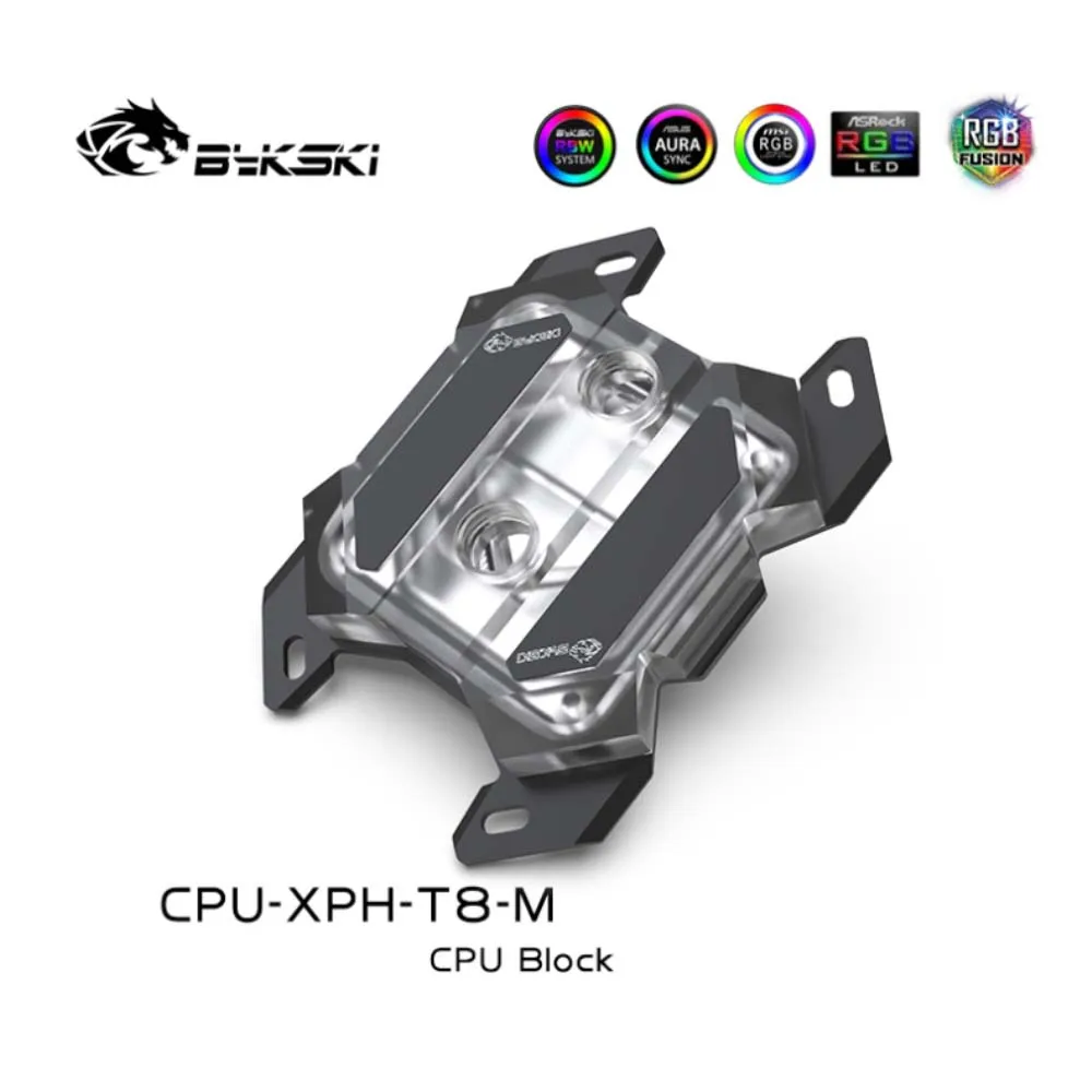 Водяной блок для процессора Bykski Ryzen 3/5/7 X470/AM/FM серии AMD охлаждающие процессоры с