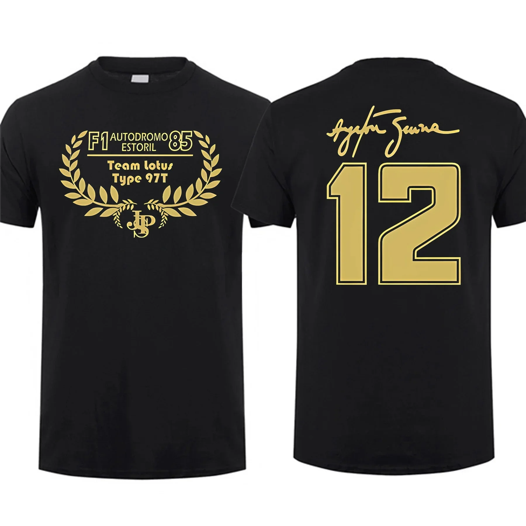 2024 футболка New Hero Ayrton Senna мужские хлопковые футболки с короткими рукавами