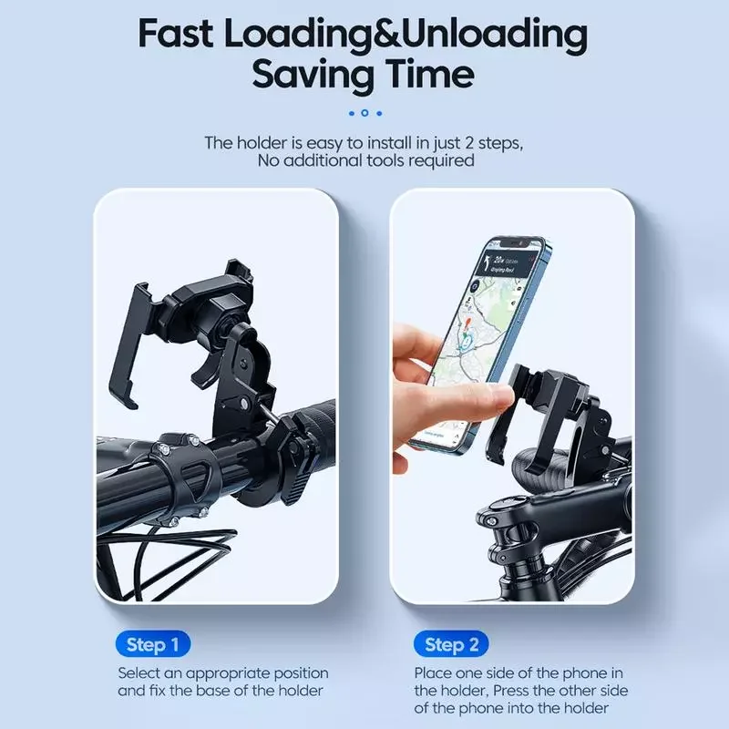 

NEW2023 Cycling Navigation Stand Anti-Shake And Stable Bike Cell Holder 360 Degree Rotation Navigation Stand