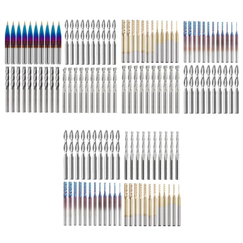 

Набор фрез для акрила, набор Спиральных Фрез