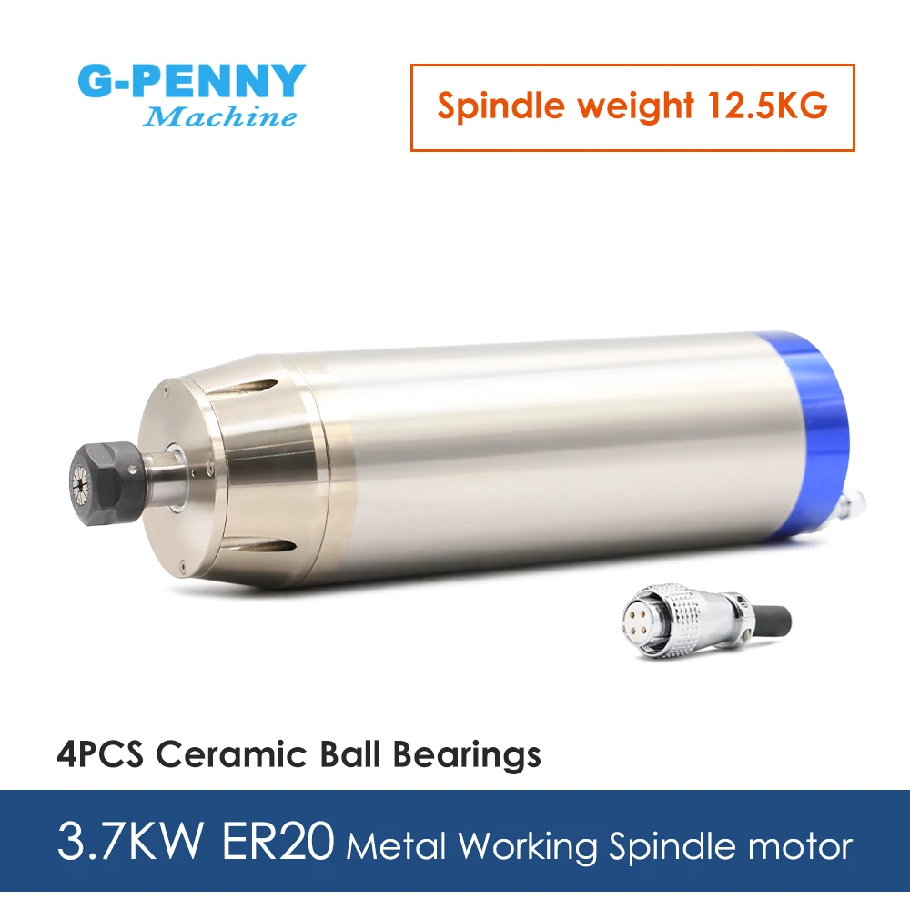 

G-PENNY MACHINE 3.7kw ER20 металлический шпиндель водяного охлаждения