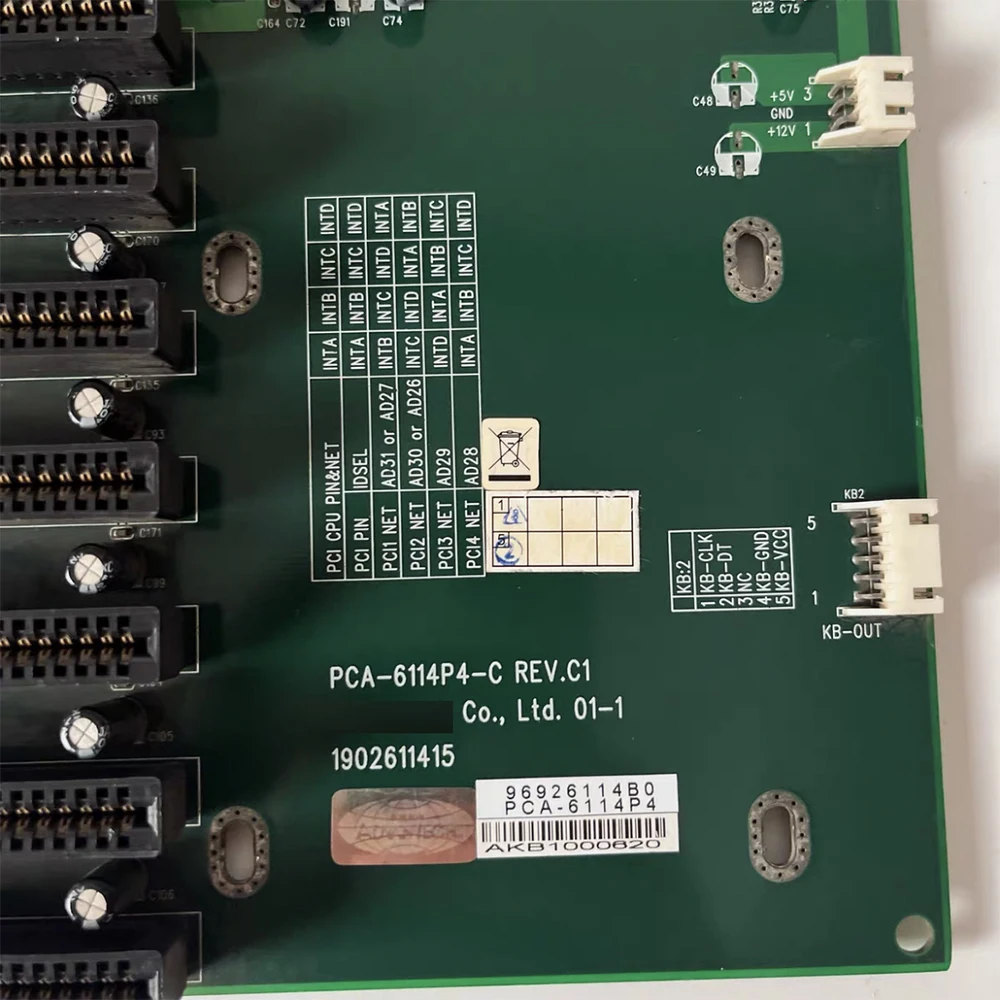 PCA-6114P4-C Rev.C1 промышленный компьютер Backplane для Advantech (art.: 3920c8207e047) - 3920c8207e047