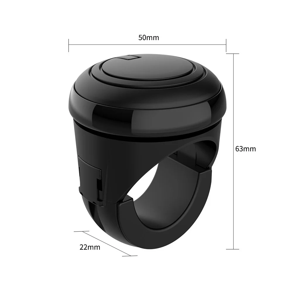 1pc Car Steering Wheel Spinner Knob Ball Metal Power Steering Handle Ball 360 Degree Rotation Auto Replacement Parts
