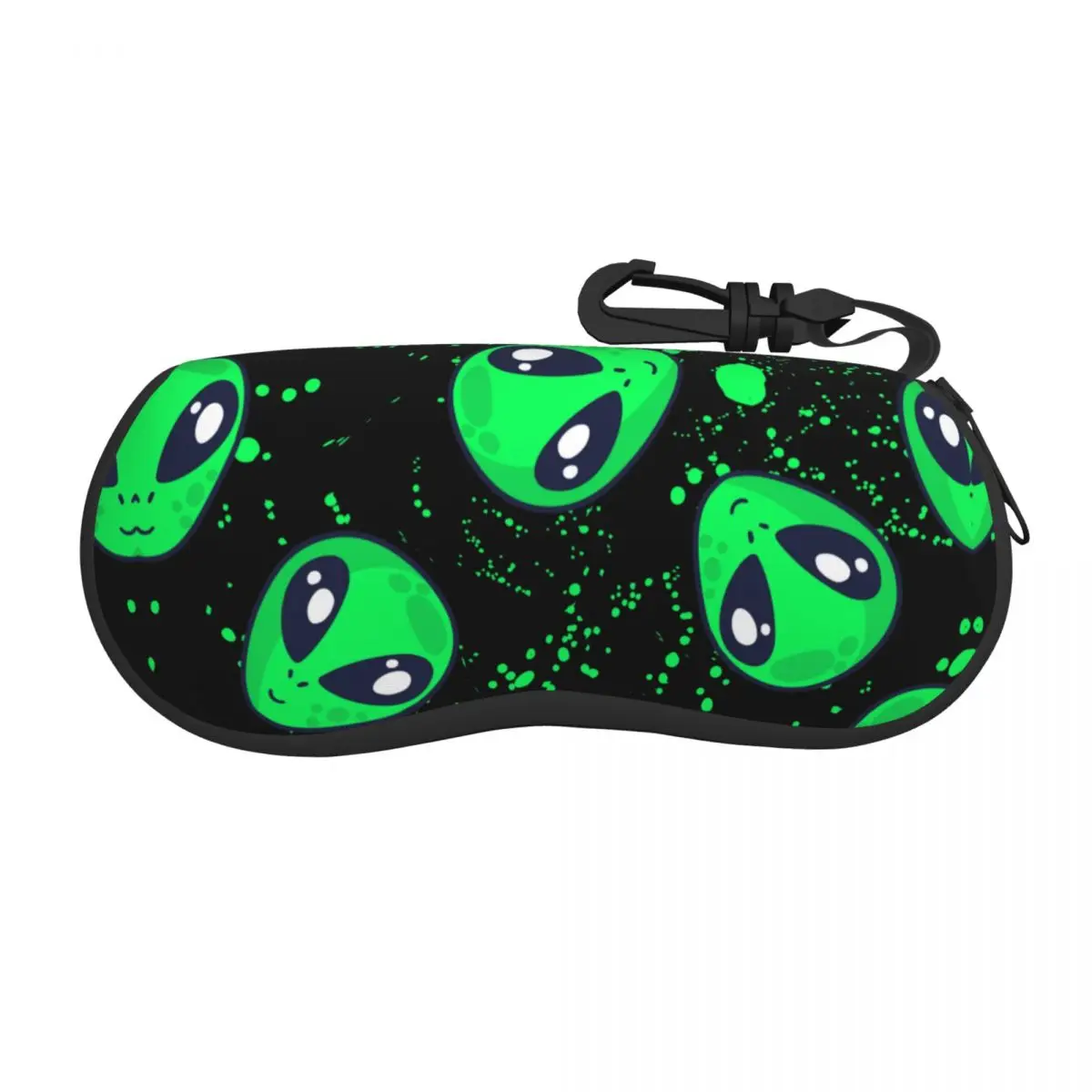 

Custom Cute Aliens Head Glasses Case Stylish Cartoon Shell Eyeglasses Case Sunglasses Box