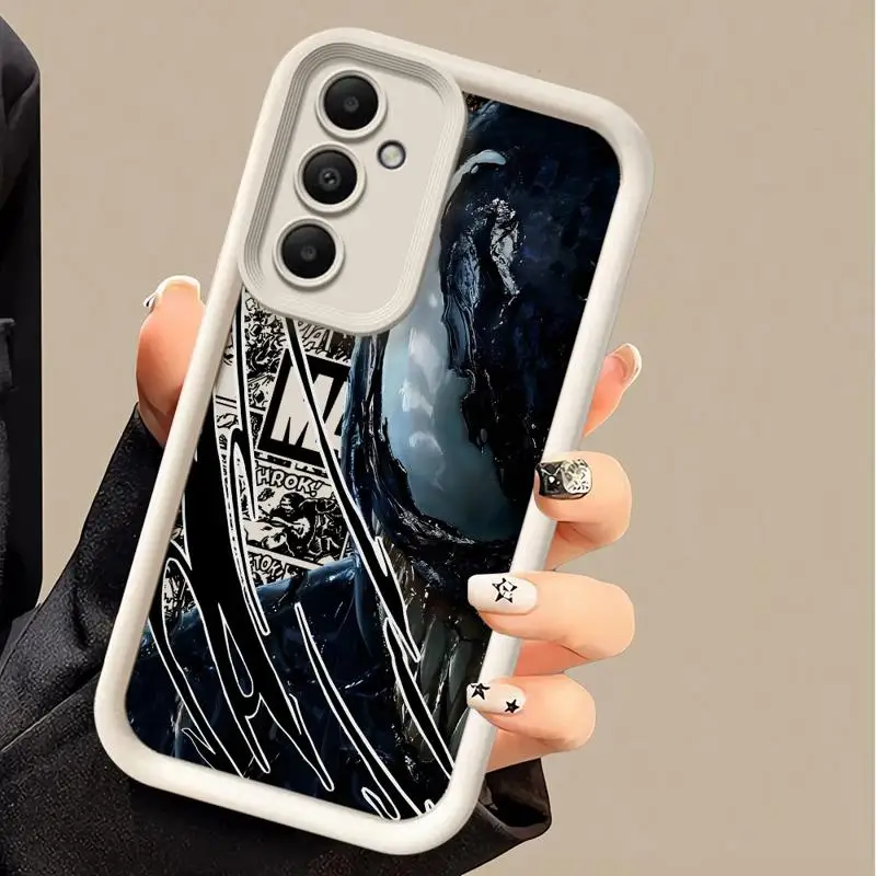 Marvel Spider Man Cool Faces phone case for Samsung Galaxy A54 A53 A34 A23 A16 A12 A52 A32 A35 A14 tpu funda waterproof caso