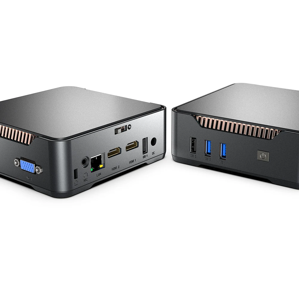 

portable industrial pc Geminilake J4125 mini pc GK3V 12GB DDR 128GB SSD mini computer support 4K video