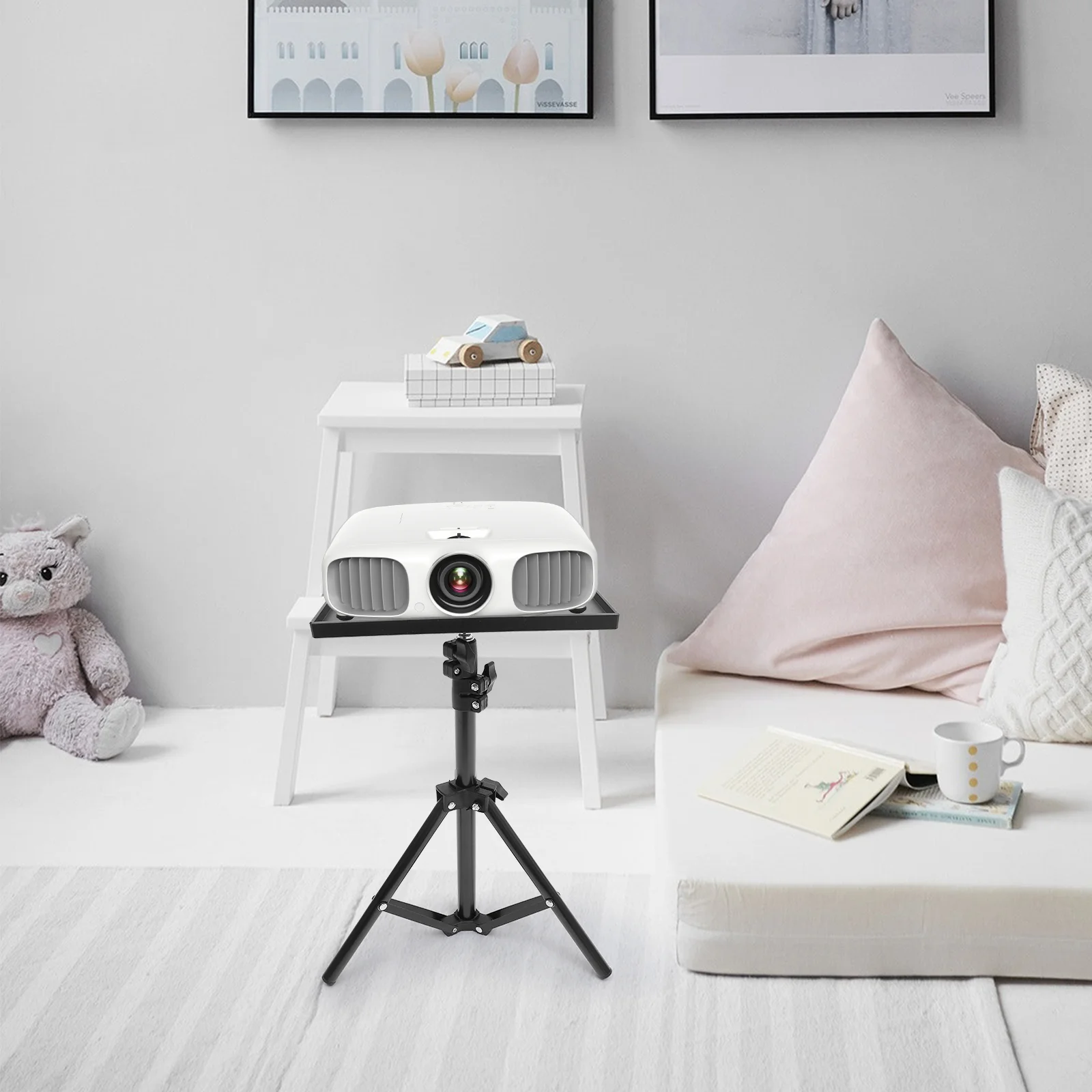 Складная полка кронштейн для проектора подставка книги микрофона штатива