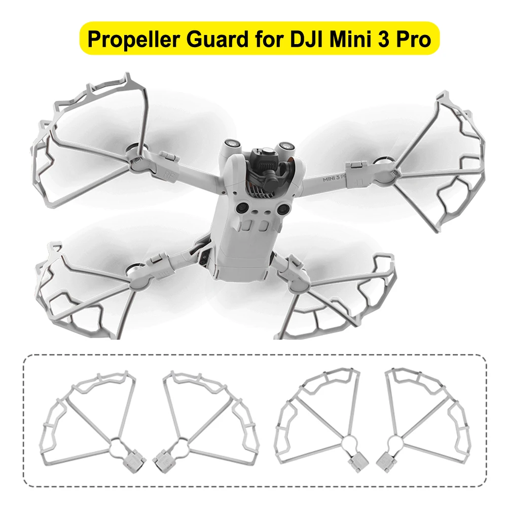 

Propeller Protector Guard for DJI Mini 3 Pro Drone Protective Cover Quick Release Crash Ring Blade Props Bumper Accessory
