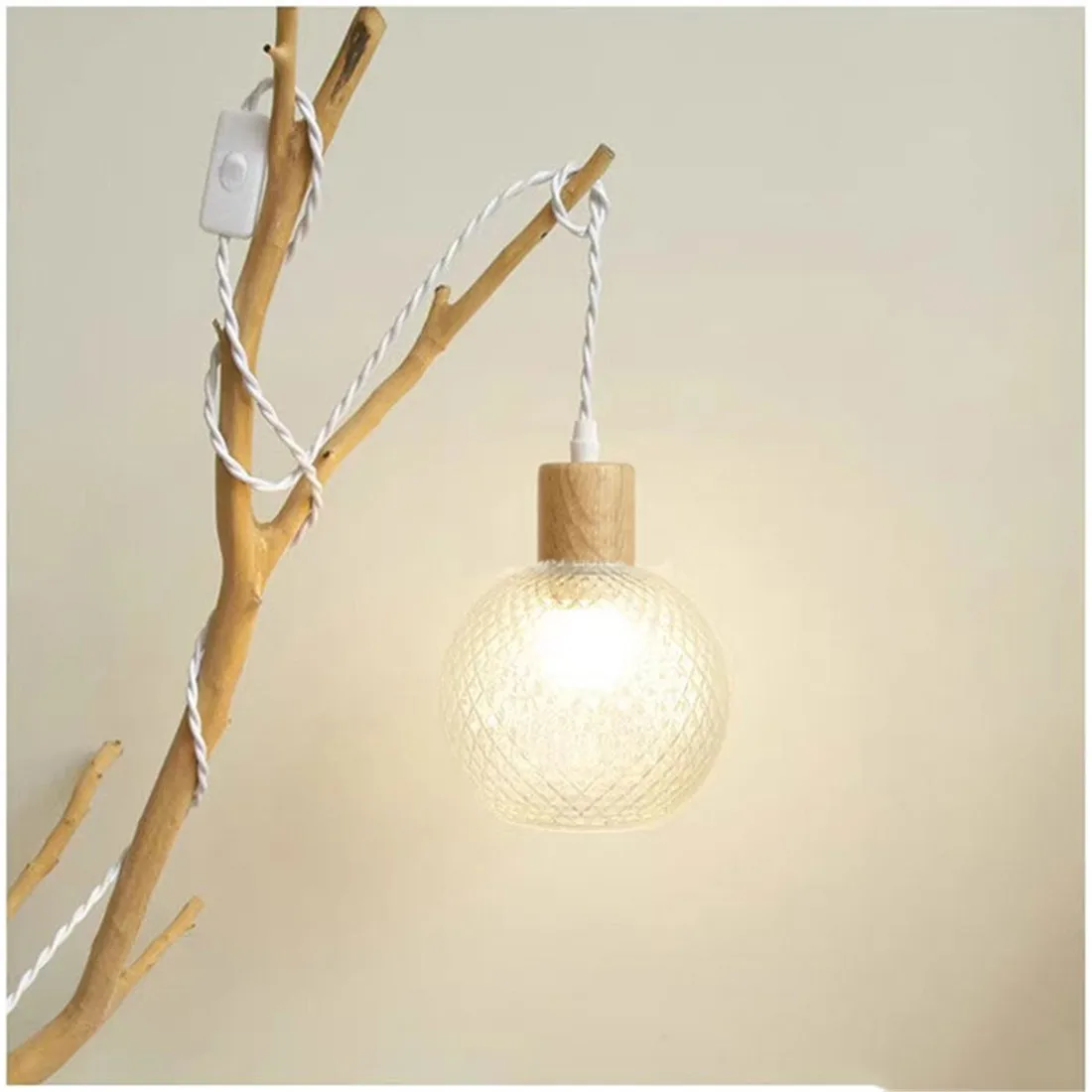 Прозрачный стеклянный абажур для вина