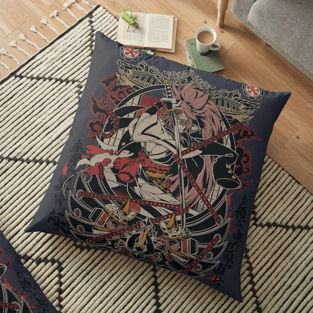 

Guilty Gear The One-armed Samurai Decoration Pillow Case Sofa Waist Throw Cushion Cover Home Decor