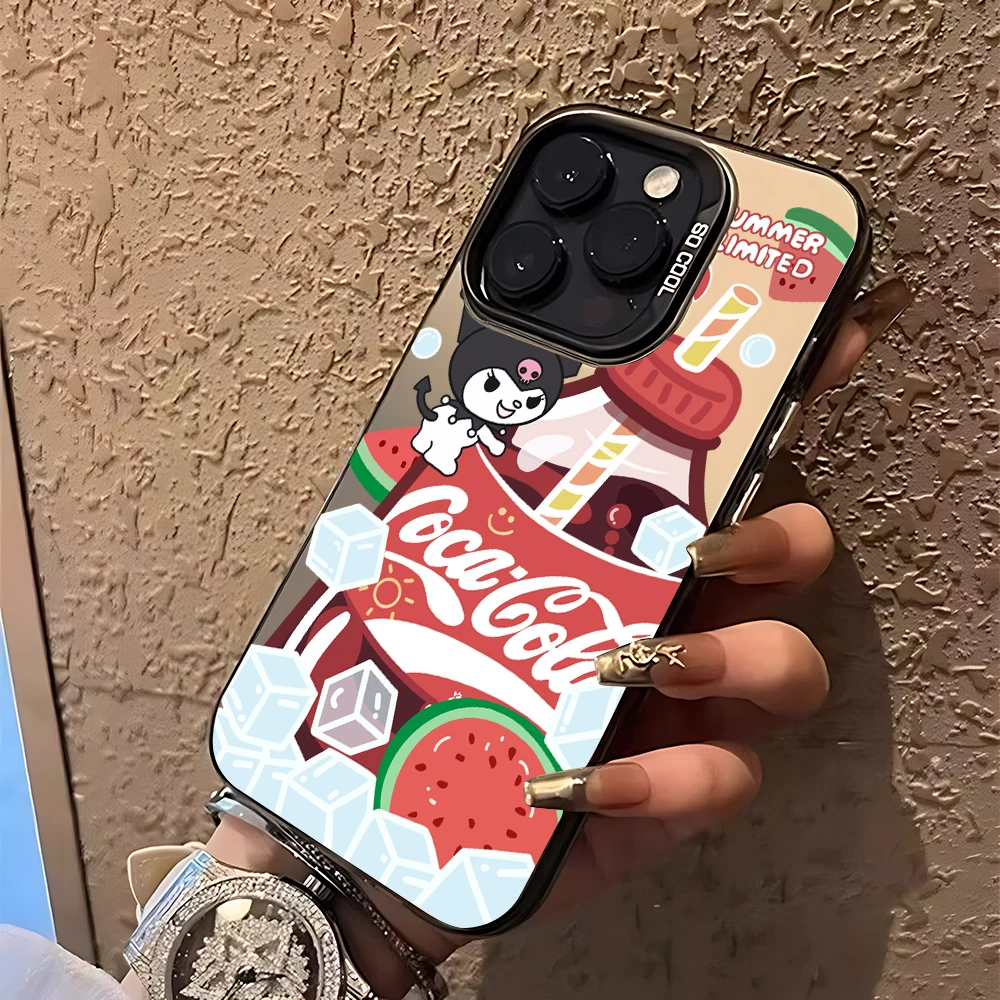 Милый чехол для телефона Kurome Melody понравило Cinnamoroll Magsafe Магнитный IPhone 11 12 13 14 15 16 Pro