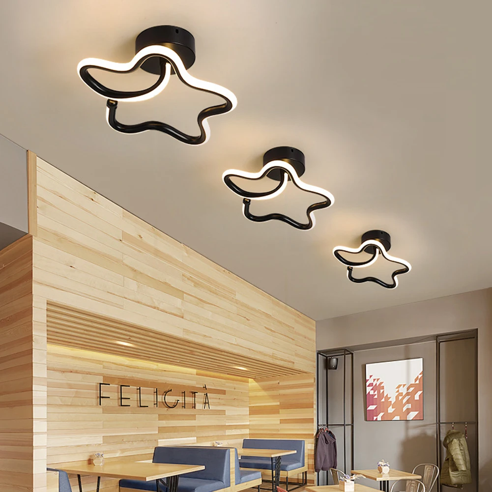 

Study Bedroom Lights Creative Living Dinging Room Lamp Geometry Multifunctional Simple Minimalist for Hallway Lighting Fixtures