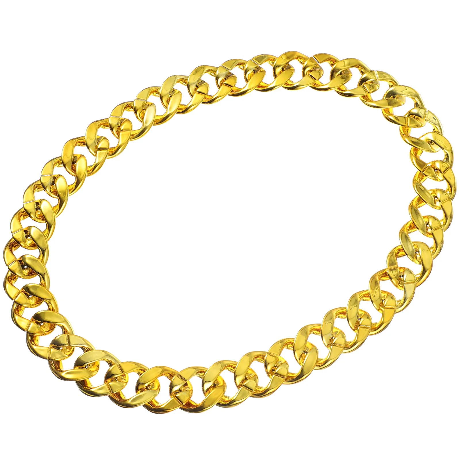 Винтажное ожерелье из искусственного золота массивное колье Ccb (пластик)