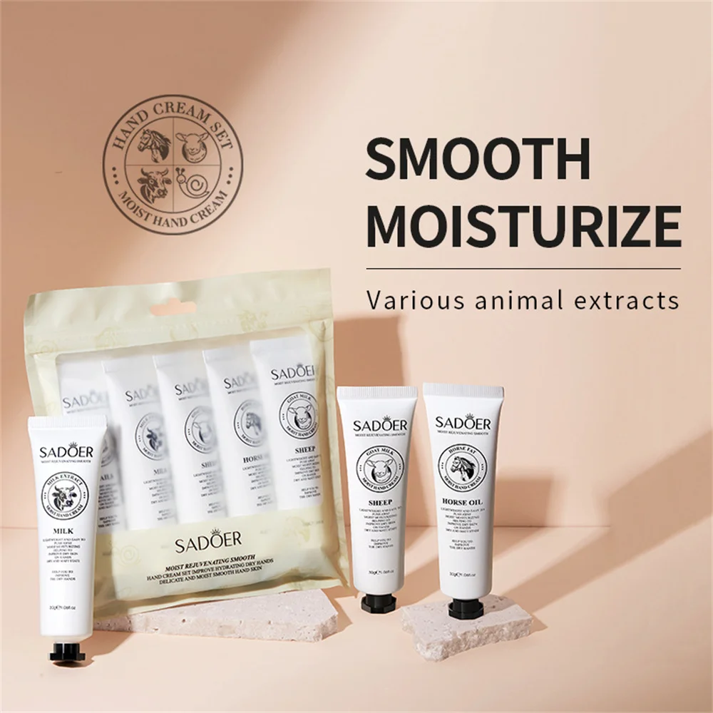 

Hand Cream Set Moisturizing Hydrating Skin Care Products Repair Soothe Soften Improve Skin Tone Moist Delicate Skin Is Elastic