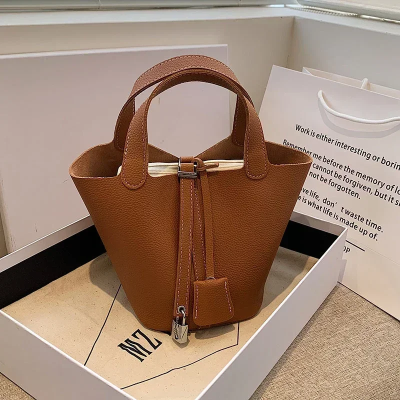 

Bags Small Clutch Classic Solid Bags Commuter Bags Brand Casual Women Bucket For Dumplings New Ladies Office Fashion Bags Color