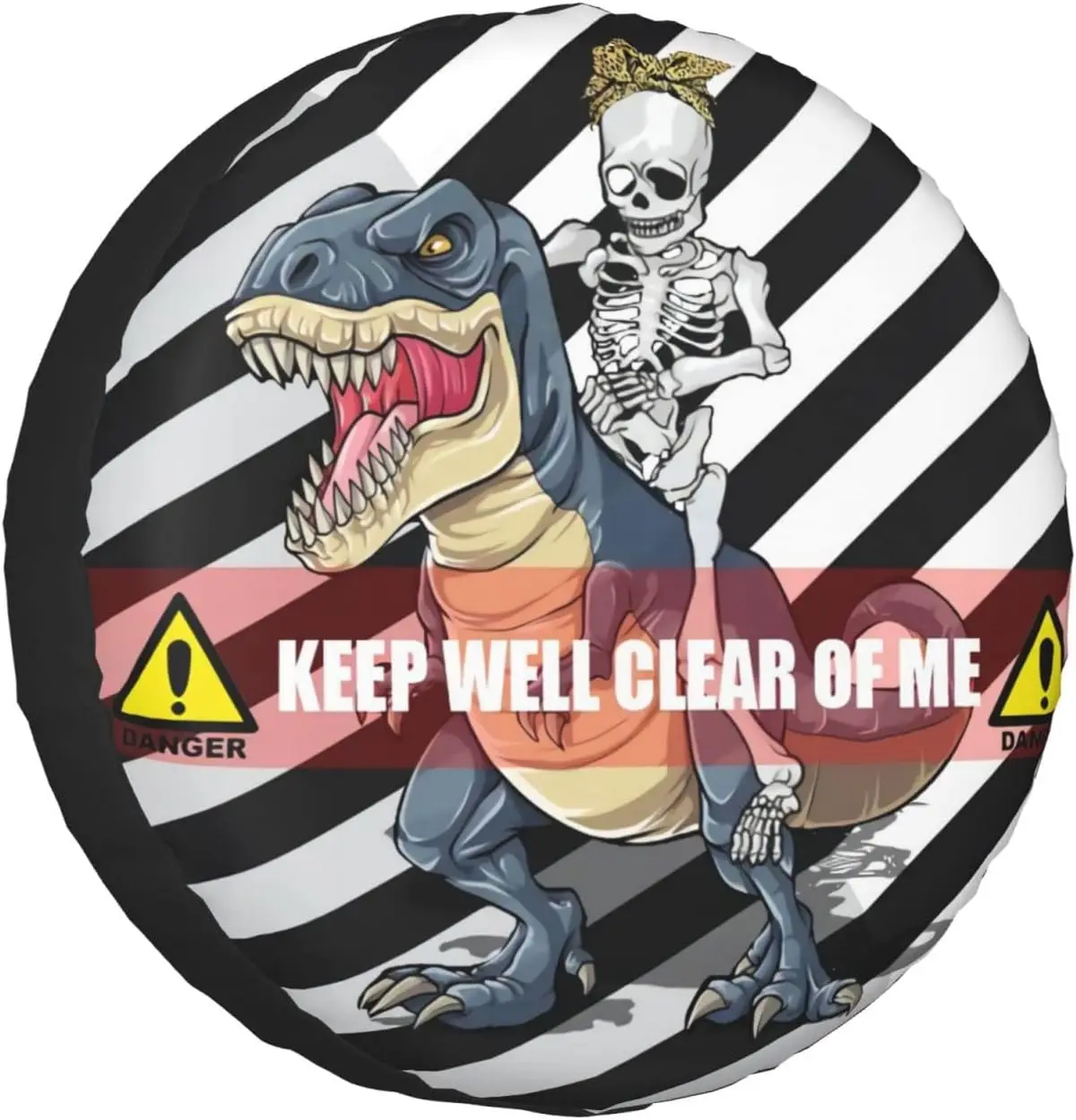 

Забавный чехол для запасных шин в виде динозавра, водонепроницаемый пыленепроницаемый универсальный чехол для прицепа, фургона, внедорожника, грузовика, путешествия 14 15 16 17 дюймов