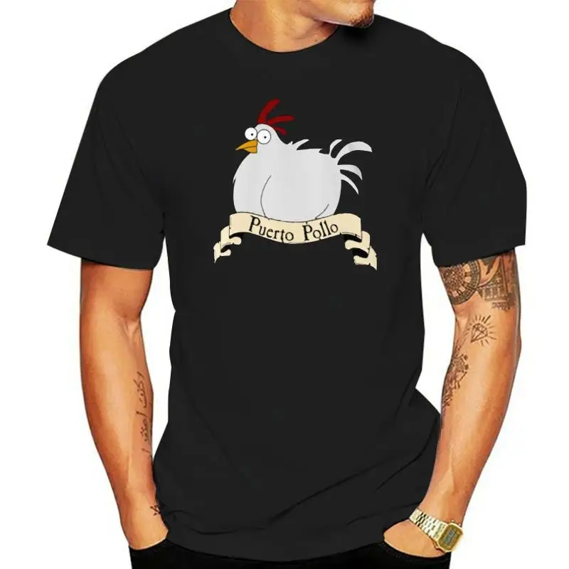 

Puerto Pollo T shirt monkey island guybrush puerto pollo plunder Funny