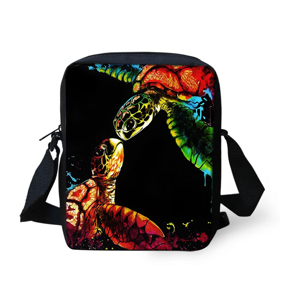ADVOCATOR 3D Sea Turtle Pattern Crossbody Shoulder Bag Kids Children School Bags Students Messenger Bag for Teen Free Shipping