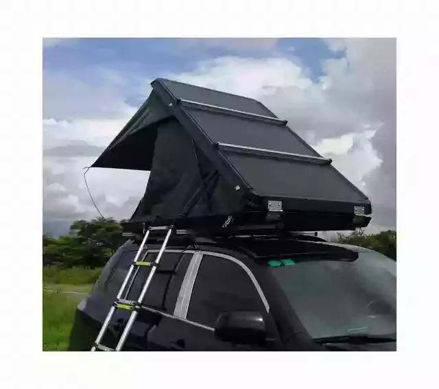 

Factory Wholesale High Quality 2 3 Person SUV Car Hard Shell Triangle Aluminum 4x4 Roof Top Tent for Camping Outdoor Activities