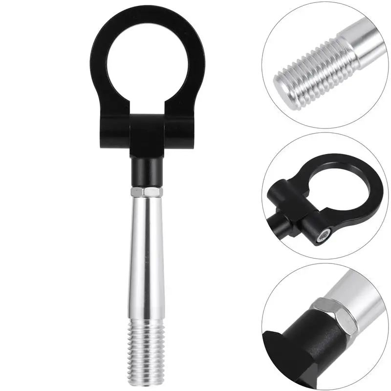 

1pc Car Tow Hook Practical Useful Durable Aluminum Tow Hook Racing Tow Hook Rear Bumper Tow Hook