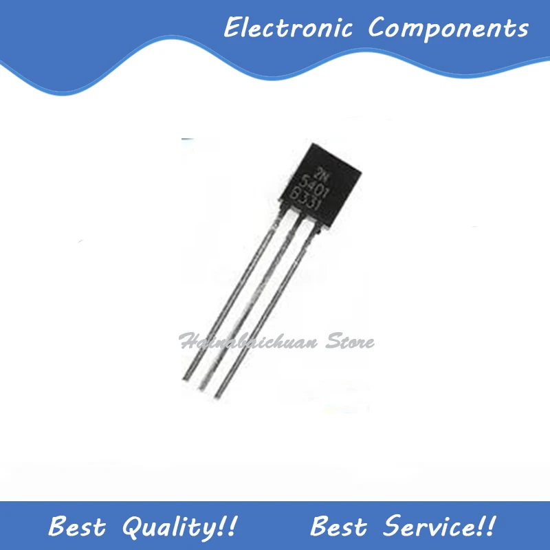 

10 Pcs/Lot 2N5401 TO-92 New and Original In Stock