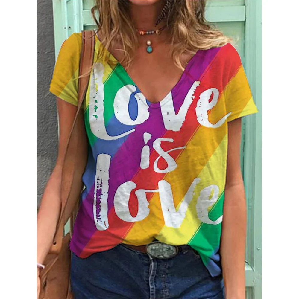 

Kanchiii summer 2022 new women's T-shirt fashion pattern 3D printing short sleeve breathable and comfortable leisure shopping