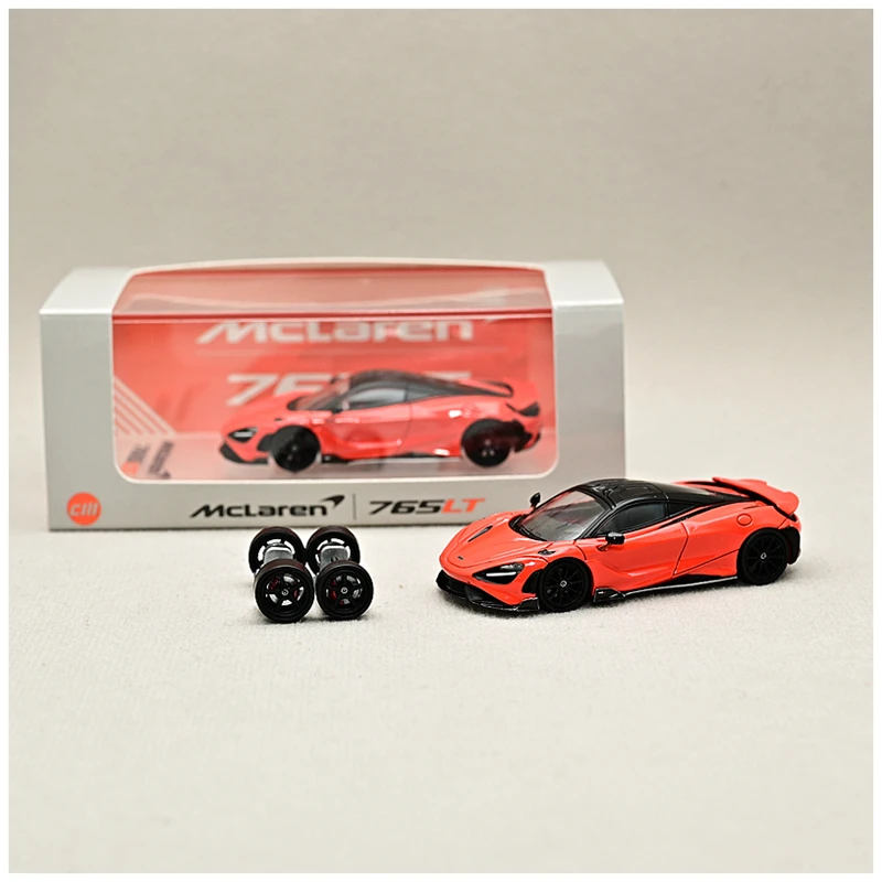 

CM модель 1:64 McLAREN 765LT, оранжевая литая модель Ca