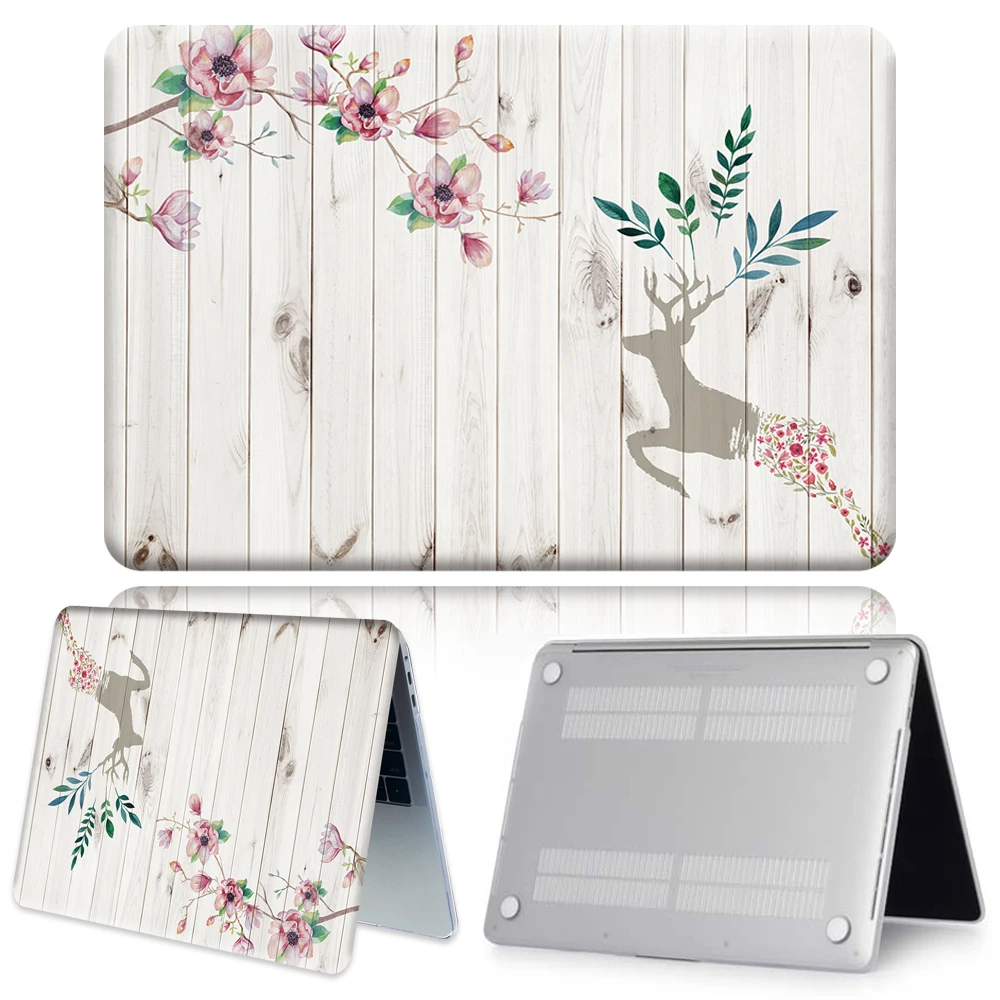 

Laptop Case for Apple MacBook Pro 16 M1/Pro 14 M1 /Pro 13 M1/MacBook Pro 13/14/15/16 /Macbook 12 Inch Wood Pattern Hard Shell