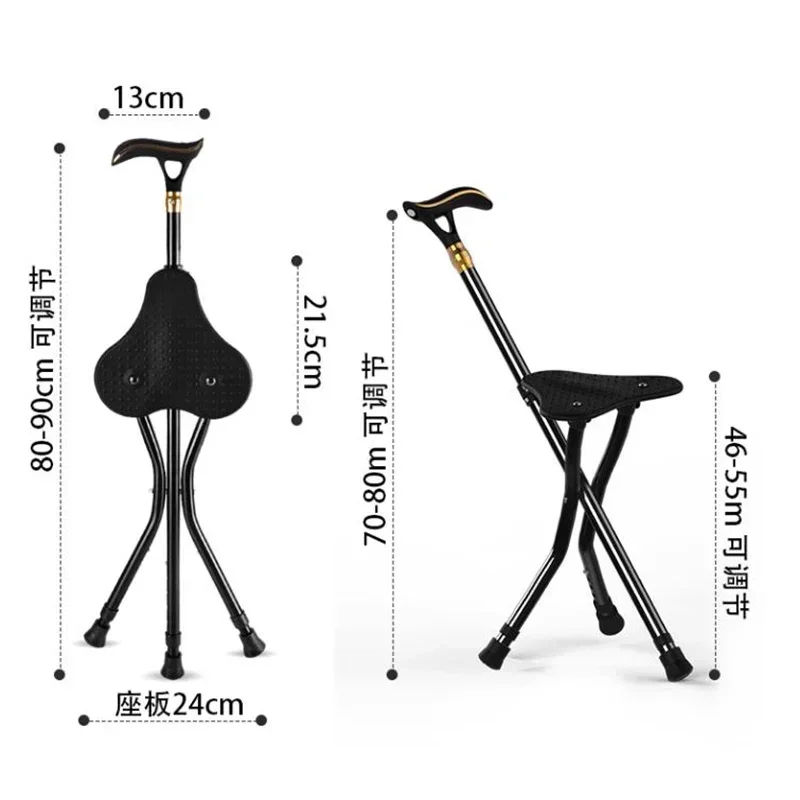 Табурет для пожилых людей Сверхлегкий портативный стул из алюминиевого сплава