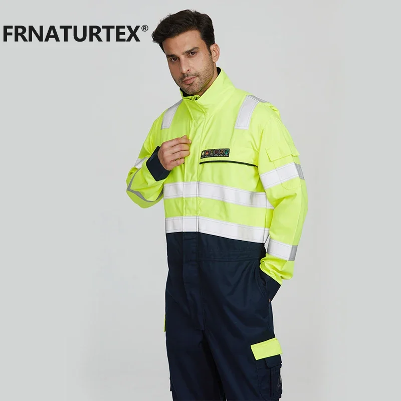FRNATURTEX Hivis огнестойкий Рабочий костюм характерная одежда огнезащитная зимняя