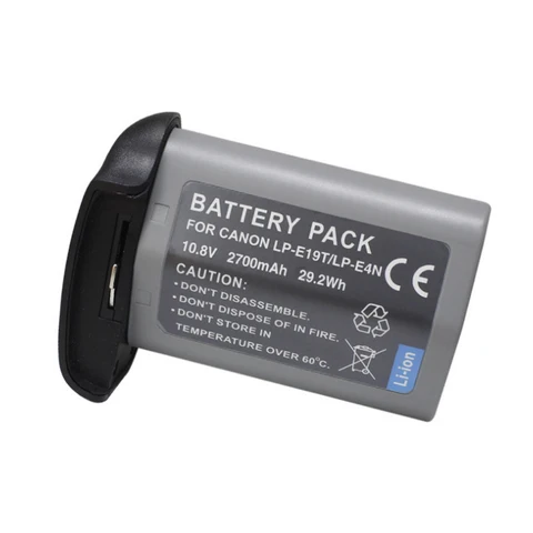 LP-E19 LP-E4N аккумулятор 2700 мАч 10,8 В LP E19, аккумуляторные батареи для зеркальной камеры Canon-1DX 1DX MarK2 Mark3 MARK4 1DS