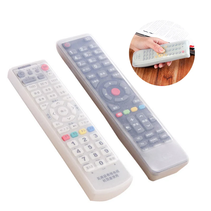 

Home Air Conditioning TV Silicone Remote Control Case Anti-DustWaterproof Cover Soft Decoration smart home телевизор smart tv