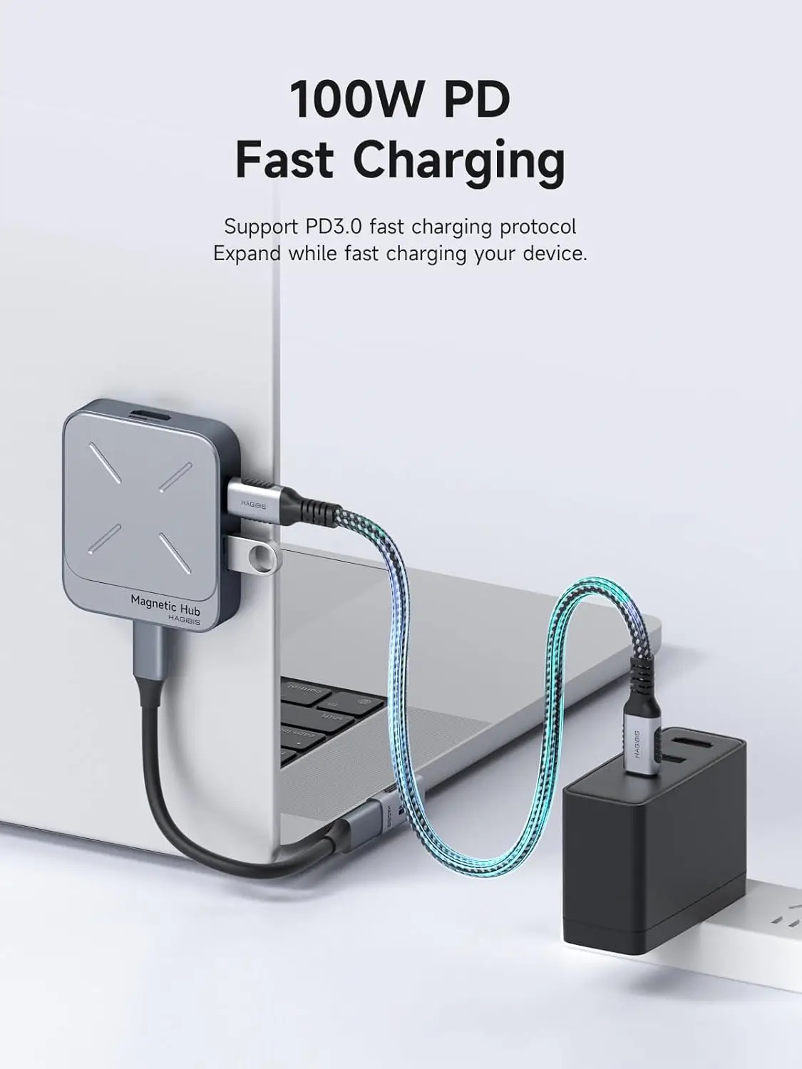 Магнитный концентратор USB C с Magsafe для ROG Ally