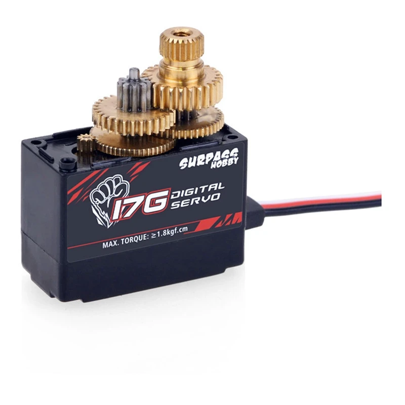 4х SURPASS HOBBY S0017M 17G металлическая Шестерня 1,8 кг цифровой сервопривод для радиоуправляемого самолета робота 1/18 грузовика автомобиля лодки воздуховода самолета