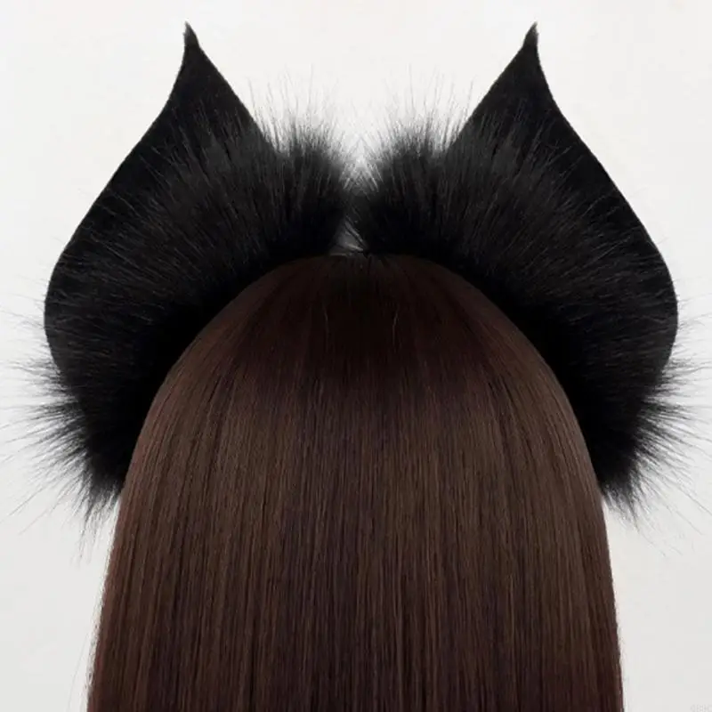 Q39C Cosplay Bat Headds Animal Ear для карнавалов вечеринка ручной работы Dark Costume Devil