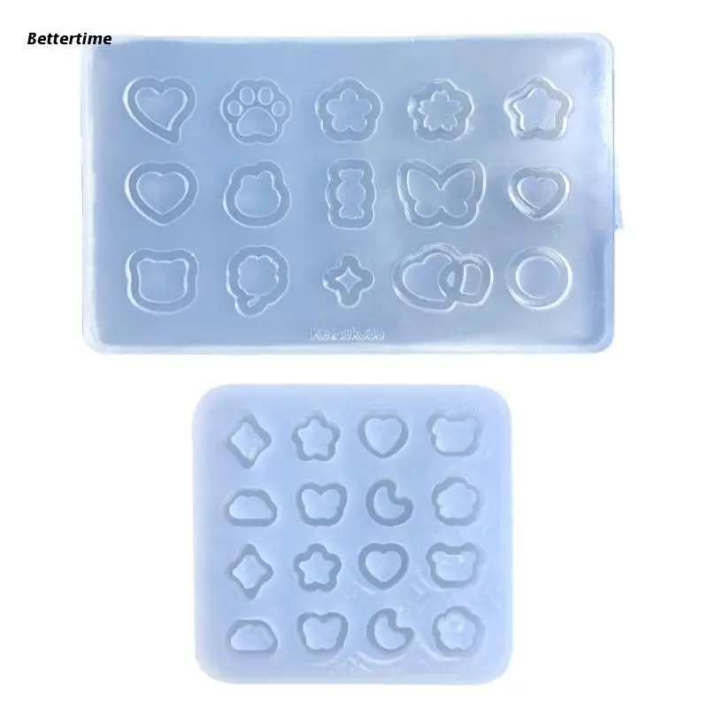 

B36D Quicksand Shaker Filler Epoxy Resin Mold Resin Filling Silicone Mould DIY Casting Tools