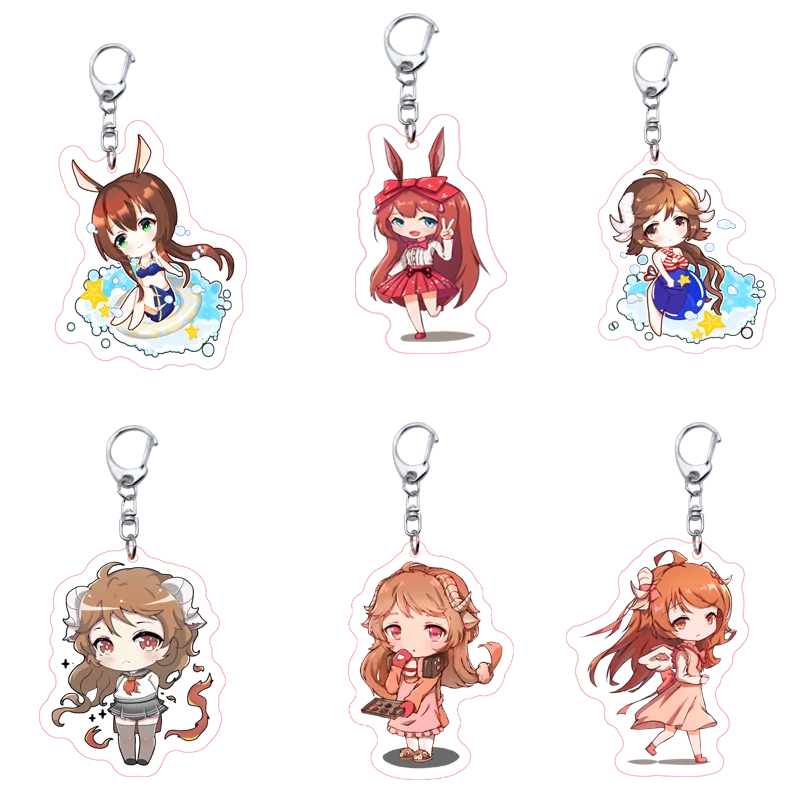 

Anime Keychains Ark of tomorrow Cute Personalized Keychain Key Chain Car Keychain Acrylic Keychain Cartoon gift jewelry
