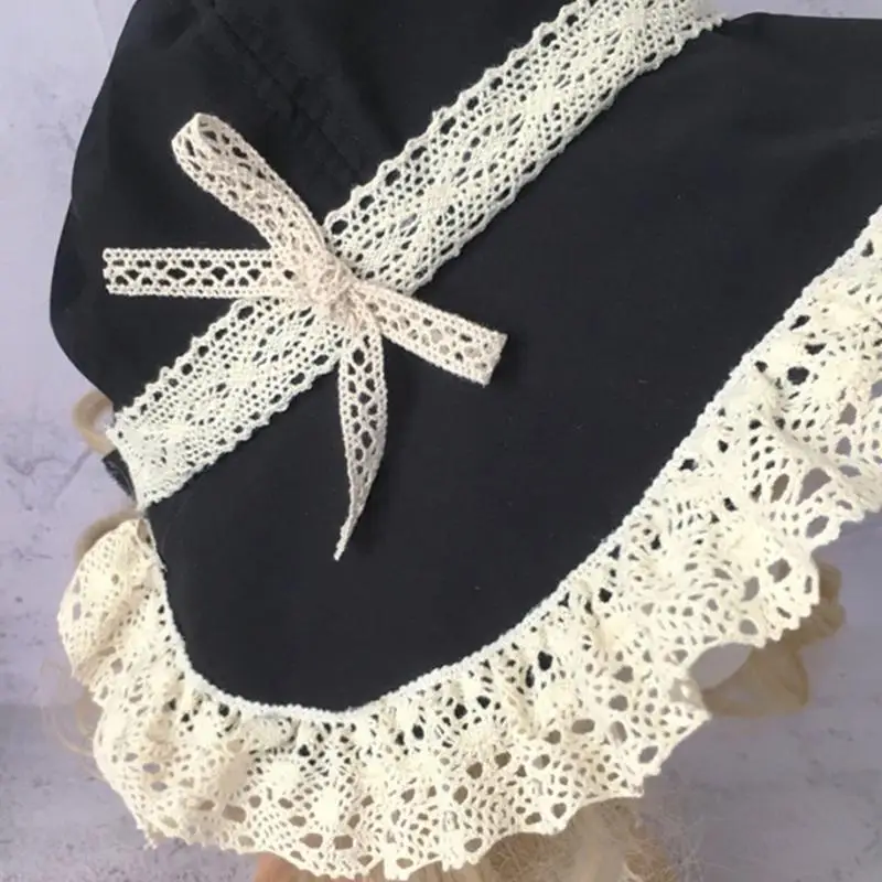 A9bf Элегантная база Millinery Base Victorian Bonnets Hat Кружевая лента для девочек Women Wintage Pillbox