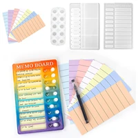 multi purpose memo boards resin moulds diy adjustable wall hanging checklist board silicone mold for epoxy resin for home school
