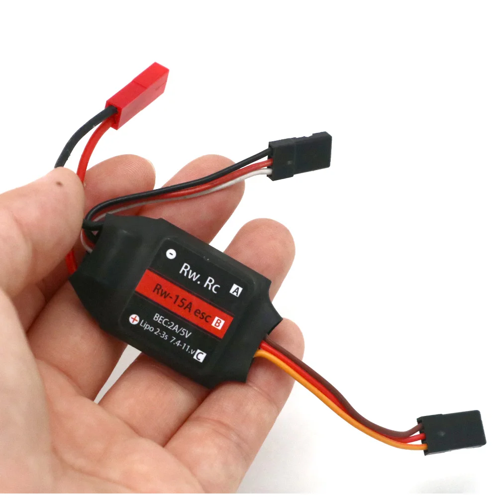 Фото 2-3S 5V 2A BEC бесщеточный 15а ESC для K989 1/24 1/28 1/32 Mini-Z Mini-Q 1410 модель автомобиля Багги грузовика запасные части №5